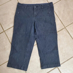 🔥 Dockers Women's Jean Style Dress Capris Pants 8